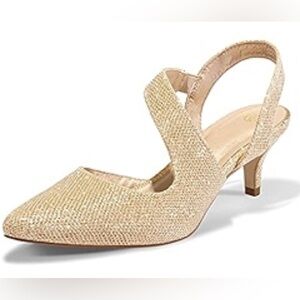 Chic Gold Women's Heels